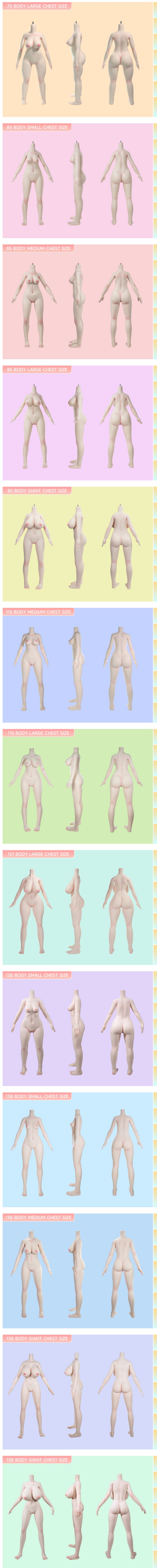 全体型三面図一覧