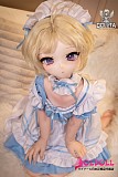 美少女ラブドール ブルー×ホワイトのメイド服アニメドール
