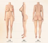 【オーペンキャンペーン 10%オフ 人気オプション無料4月24日-5月24日まで】YFDOLL ヘッドとボディ自由に組合 フルシリコン製リアルラブドール