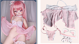 MOZU DOLL【 SR級】アニメドール 1/2ドール（二分） 淑女体 小吉（chii） Chobitsの人気なキャラクターのコスプレミニタイプアニメラブドール 宣伝画像と同じ制服も付属