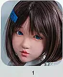 FUDOLL 166cm Eカップ J048覃星悦(Qinxingyue)ヘッド ROS口開閉機能選択可能 フルシリコン製ドール ブルーストライプビキニ×ミニスカート 清楚系ラブドール