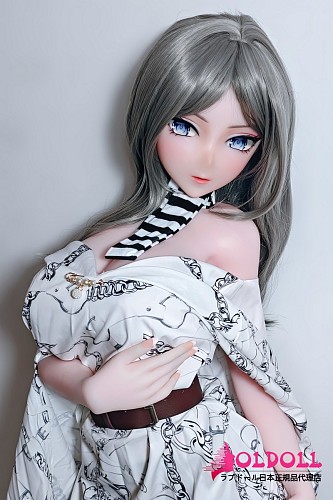 ElsaBabe アニメドール 148cm ヘッド AHR020 玄羽時子(Genba Tokiko) ブラック×ホワイトワンピース×黒ストッキング 巨乳ラブドール
