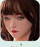FUDOLL 166cm Eカップ J048覃星悦(Qinxingyue)ヘッド ROS口開閉機能選択可能 フルシリコン製ドール ブルーストライプビキニ×ミニスカート 清楚系ラブドール