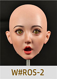 Irontechdoll 165cm Gカップ S27ヘッド フルシリコン製ラブドール ROS口開閉機能付き ホワイトファーの欧米風ドール 巨乳ラブドール