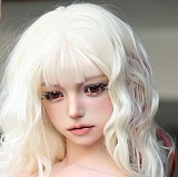 YFDOLL 156cm リアル皮膚版 巨乳Iカップ ヘッド#霜降（Shuangjiang） シリコンラブドール 学園アイドルマスター 藤田琴音風ツインテール 美少女ラブドール
