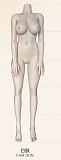 YFDOLL 156cm リアル皮膚版 巨乳Iカップ ヘッド#霜降（Shuangjiang） シリコンラブドール 学園アイドルマスター 藤田琴音風ツインテール 美少女ラブドール