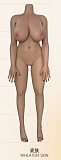 YFDOLL 156cm リアル皮膚版 巨乳Iカップ ヘッド#霜降（Shuangjiang） シリコンラブドール デコルテの開いたドレス×黒ストッキング 魔女デボラ風 美人ラブドール