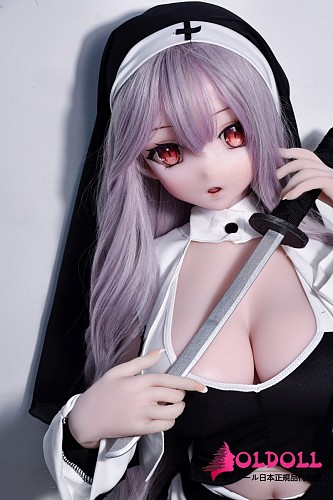 ElsaBabe アニメドール 148cm ヘッドRAD008 最上希海 Mogami Nozomi シスター風モノトーン衣装 美少女ラブドール