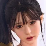Irontechdoll（orientalシリーズ）161cm Fカップ T4ヘッド ROS-MAX機能付き フルシリコン製 レズビアン 清楚系 ラブドール JK制服 白シャツ×チェックミニスカート 黒ストッキング