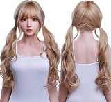イチゴ園（Strawberry Garden） 158cm Gカップ 晚樱wanying-メイク②ヘッド シリコンヘッド+stpeボディ 巨乳系セクシーダッチワイフ ミルク柄のメイド風コスチュームリアルドール