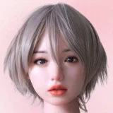 Art-doll 軽量化リアル皮膚ボディ163cm Dカップ 幸也(xingye)ヘッド ブルーのタイトワンピース×ホワイトのショール 清楚系ラブドール