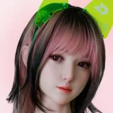 Art-doll 軽量化リアル皮膚ボディ163cm Dカップ 幸也(xingye)ヘッド ブルーのタイトワンピース×ホワイトのショール 清楚系ラブドール