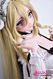 ブロンドヘア 美少女 横顔ライン
