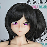 【S-TPE製】IROKEBIJIN(色気美人) 150cm Eカップ 最新ドール Misaki オーラル可能 金色ビキニ ダークブラウン肌 巨乳ラブドール アニメドール