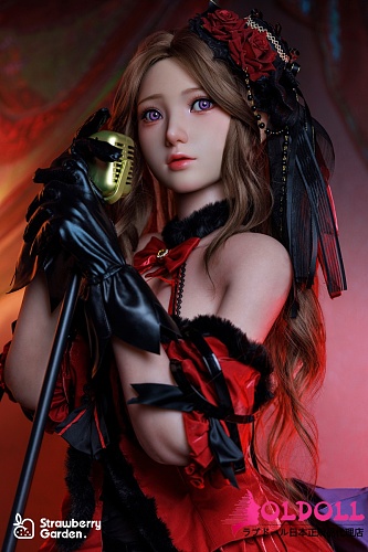 イチゴ園（Strawberry Garden） 159cm Cカップ 萌茵mengyin-メイク②ヘッド フルシリコンドール キャラクター花火のコスプレドール ステージ風コスチュームダッチワイフ