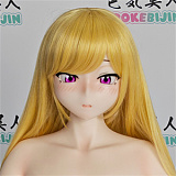 【S-TPE製】IROKEBIJIN(色気美人) 155cm Pカップ Kasumi オーラル対応 アニメ金髪美少女 エロ漫画ラブドール 白ビキニ×黒ボトム仕様