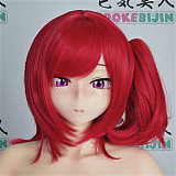 【S-TPE製】IROKEBIJIN(色気美人) 155cm Pカップ Kasumi オーラル対応 アニメ金髪美少女 エロ漫画ラブドール 白ビキニ×黒ボトム仕様