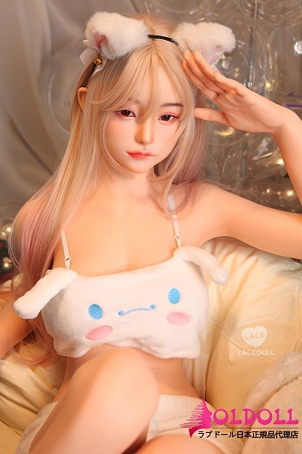 LACE DOLL 168cm Dカップ 新作ヘッド 白草（baicao） シリコン製ラブドール 白系のルームウェアと猫耳アクセサリーの可愛い美少女ラブドール