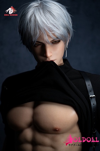 Doll senior 185cm男性ドール 硬めヘッド 高新長男性モデル リアル皮膚付き ハンサムな筋肉リアルドール 分体式ペニス 3種類選択可能