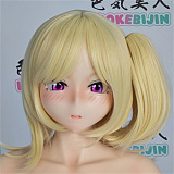 【S-TPE製】IROKEBIJIN(色気美人) 155cm Pカップ Kasumi オーラル対応 アニメ金髪美少女 エロ漫画ラブドール 白ビキニ×黒ボトム仕様