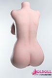 FUDOLL  上半身トルソー 80cm Eカップ J051白桃（baitao）ヘッド ros口開閉機能付き コンパクトなトルソー型ラブドール