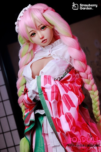 イチゴ園（Strawberry Garden） 149cm Bカップ 白桃baitaoメイク①ヘッド フルシリコンドール 『鬼滅の刃』の甘露寺蜜璃のコスプレドール