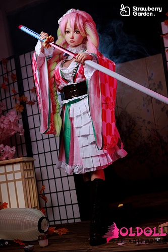 イチゴ園（Strawberry Garden） 149cm Bカップ 白桃baitaoメイク①ヘッド フルシリコンドール 『鬼滅の刃』の甘露寺蜜璃のコスプレドール