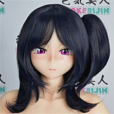 【S-TPE製】IROKEBIJIN(色気美人) 155cm Pカップ Kureha オーラル対応 アニメ美少女ラブドール ブラックヘア×ブラックビキニ 二次元スタイル
