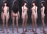 MD DOLL 150cm AAカップ M1ヘッド Susan シリコン製ラブドール 貧乳美少女ダッチワイフ 可愛い団子の髪人形