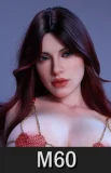 MD DOLL シリコン製等身大ラブドールのヘッド単体 150-170cmのボディに適切 M16ボルト