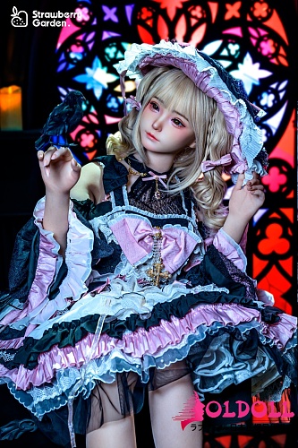 イチゴ園（Strawberry Garden） 159cm Cカップ 萌奈mengnai-メイク②ヘッド シリコンリアルドール 幻想的なゴシック魔女スタイルリアルドール