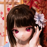 【宣伝画像と同じ衣装付き】XYGO 141cm Cカップ 猫村栞ヘッド 可愛い等身大フィギュア アニメ系風キャラクター人形 ソフトビニールヘッド+tpeボディ 宣伝画像と同じ制服も付属
