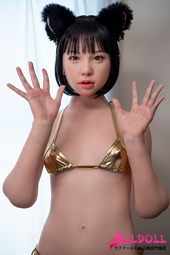 J cute シームレスドール 153cm Bカップ+AGE02結月（ゆずき）ヘッド ROS口開閉機付き 清楚系 ラブドール ゴールドビキニスタイル