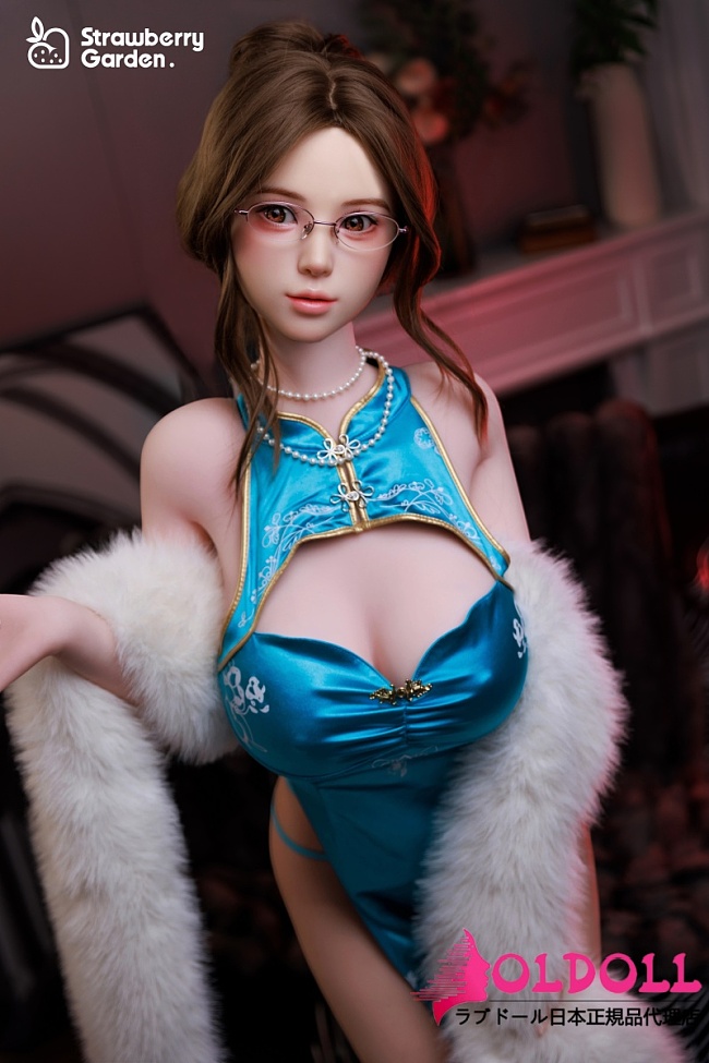 イチゴ園（Strawberry Garden） 158cm Gカップ 晚樱wanyingヘッド シリコンヘッド+stpeボディ 明日奈風スタイルのコスプレドール チャイナドレス風衣装の巨乳系ハイブリッドドール