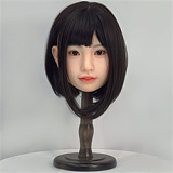 J cute ろり系シームレスドール 最新作144cm Aカップ+AGD38 遥(はるか)ヘッド ROS口開閉機付き オレンジトップスコーデ 清楚系美少女ラブドール