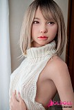 ノースリーブハイネックセーター姿のリアルドール上半身
