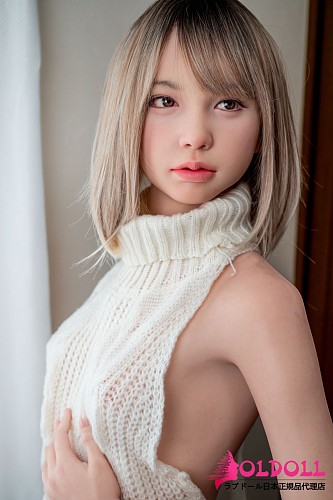 J cute シームレスドール 153cm Bカップ+AGE02結月（ゆずき）ヘッド ROS口開閉機付き  ノースリーブハイネックセーターの貧乳清楚系ラブドール