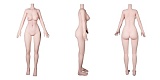XYGO 132cm Aカップ R03日向ヘッド  シリコンヘッド+tpeボディ 美少女ラブドール 花柄ワンピース姿のアニメ系 等身大モデル