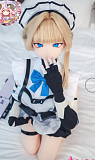羊角社doll（Croissant Doll）155cm (155N) #B07 飛鳥馬トキヘッド 手描きメイク ソフトビニール製ヘッド+S-TPE製ボディ アニメラブドール ブルアカ風メイドバニースタイル