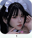 FUDOLL  150cm Bカップ  #J19ヘッド シリコンヘッド＋TPEボディ 眉毛と睫毛植毛加工あり 等身大リアルラブドール