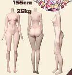 【6月30日まで新品キャンペーン 専用高級メイク alm/stpe無料 関節指無料 衣装6セット中の三つセット選択可 衣装とウィッグ数量限定 】羊角社doll（Croissant Doll）155cm (155Plus) #B07 喜多川海梦ヘッド 手描くメイク ソフトビニール製ヘッド+S-TPE製ボディ 等身大アニメドール