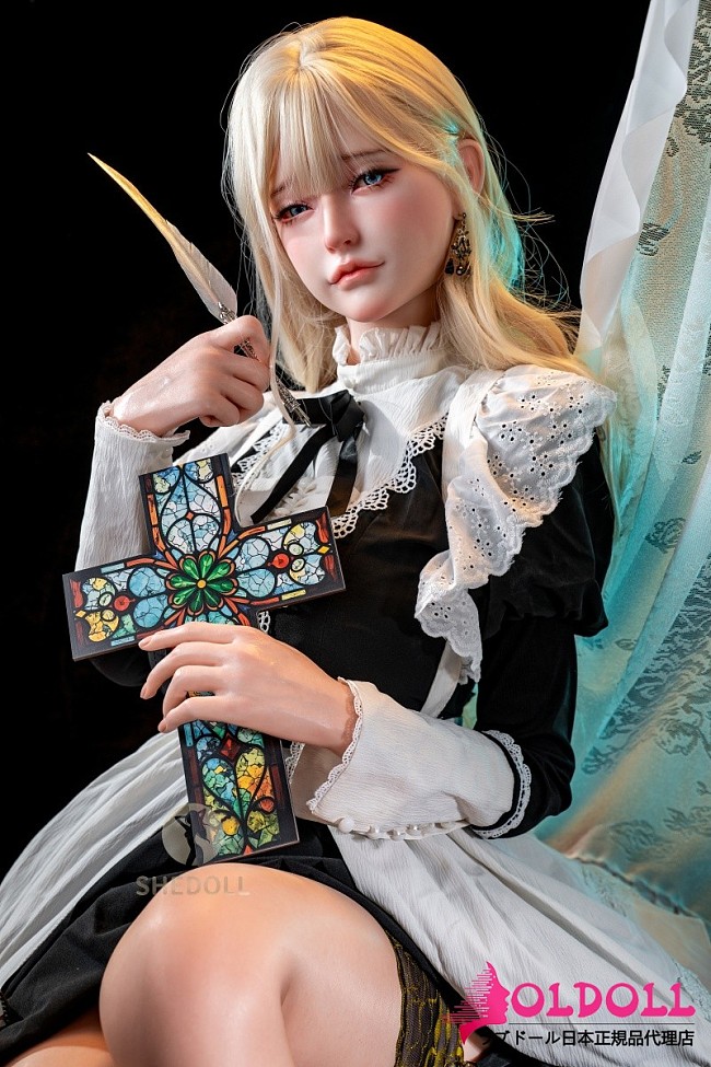 SHEDOLL赤霞(chixia)2.0ヘッド 163cm Hカップ シリコン製アダルトドール ボディ素材選択可 白黒メイドドレス 束縛風スタイル 巨乳ラブドール