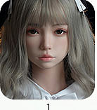 FUDOLL  150cm Bカップ  #J19ヘッド シリコンヘッド＋TPEボディ 眉毛と睫毛植毛加工あり 等身大リアルラブドール