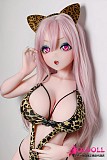 ElsaBabe アニメドール 猫耳付き美少女ラブドールの全身スタイル

