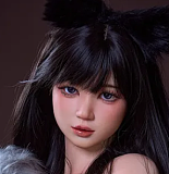 Irontechdoll 164cm Eカップ S13 ROS MAXヘッド フルシリコン製 欧米風ドール 豹柄ランジェリーのグラマラス美人