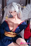 月見ヤチヨを再現した等身大ドールのフェイスディテール
