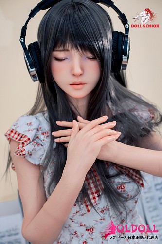 Doll Senior リアル皮膚ボディ165cm Cカップ ヘッド#28夢(Meng) 清楚系 ラブドール 白ワンピース姿の閉じ目美少女ドール