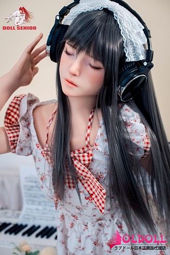 Doll Senior リアル皮膚ボディ165cm Cカップ ヘッド#28夢(Meng) 清楚系 ラブドール 白ワンピース姿の閉じ目美少女ドール
