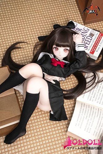 MOZU DOLL 1/3ドール 三分 时雨(Sylvia)ちゃん【SR級】 セーラー風のブラック制服の二次元キャラクタードール ミニタイプフィギュア ソフトビニール製頭部 シリコン製ボディ 【宣伝画像と同じ制服も付属】