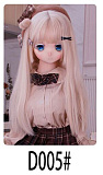 wmdoll アニメドール 157cm Bカップ 新作ヘッド#Y020 ２種類顔選択可能 ソフトビニール製ヘッド+シリコン製ボディ 金髪ツインテールの二次元美少女人形